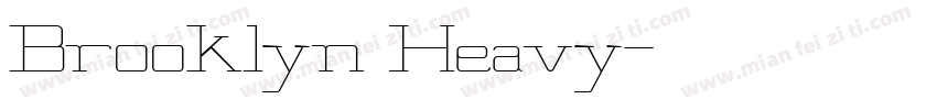 Brooklyn Heavy字体转换